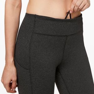 lululemon gray speed up tight 25”
